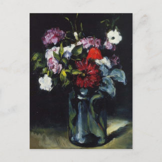 Cartão Postal Paul Cezanne - Flores em um Vaso