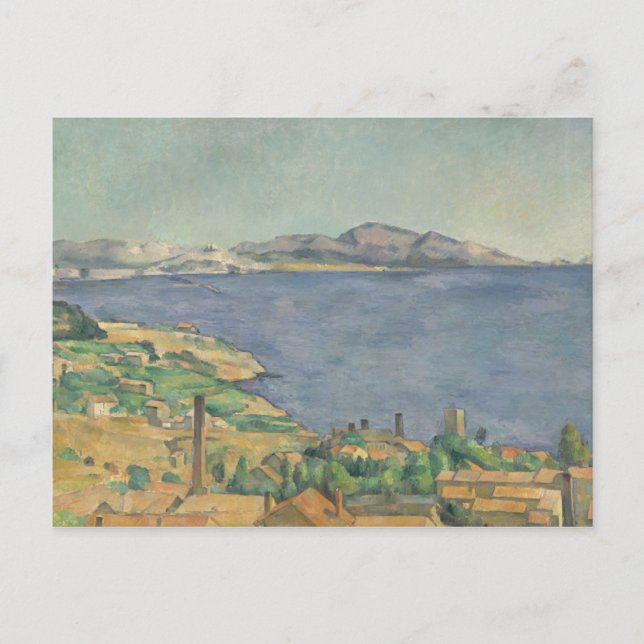 Cartão Postal Paul Cezanne | Golfo de Marselha visto de L' (Frente)