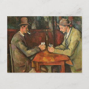 Cartão Postal Paul Cezanne Jogadores De Cartão, 1893-1896