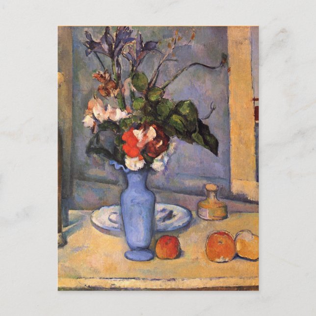 Cartão Postal Paul Cezanne - Le Vase Bleu (Frente)