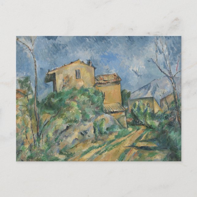 Cartão Postal Paul Cezanne - Maison Maria com Visão de Chateau (Frente)