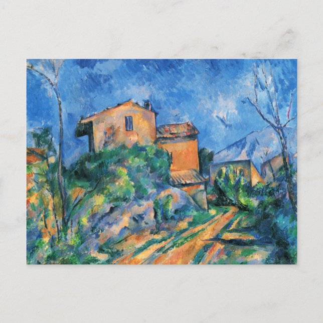 Cartão Postal Paul Cezanne "Maison Maria com Vista para o Chatea (Frente)