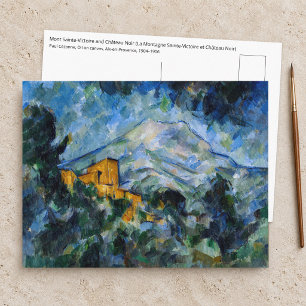 Cartão Postal Paul Cezanne - Mont Saint-Victoire & Chateau Noir
