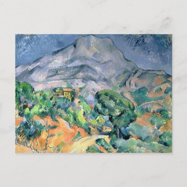 Cartão Postal Paul Cezanne | Mont Sainte-Victoire, 1900 (Frente)