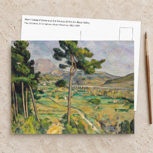 Cartão Postal Paul Cezanne - Mont Sainte-Victoire e Viaduto