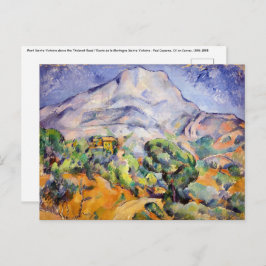 Cartão Postal Paul Cezanne - Mont Sainte-Victoire, Tholonet Road