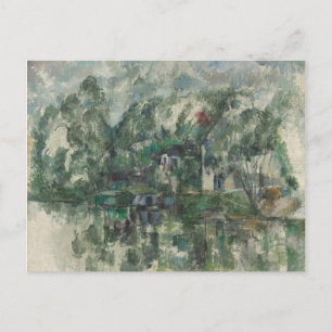 Cartão Postal Paul Cezanne   Na margem da água, c. 1890 (petró