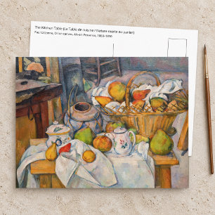 Cartão Postal Paul Cezanne - Natureza Morta com Cesto