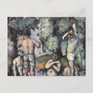 Cartão Postal Paul Cezanne Os Cinco Banhistas, c.1875-77