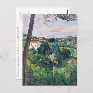 Cartão Postal Paul Cezanne - Pine tree em Estaque