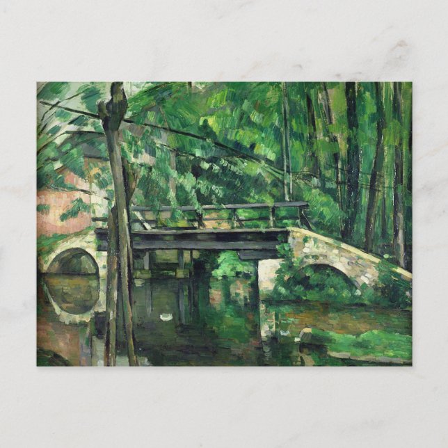 Cartão Postal Paul Cezanne | Ponte em Maincy ou na Ponte (Frente)