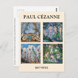 Cartão Postal Paul Cezanne - Seleção de Bathers Masterworks