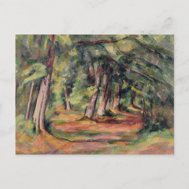 Cartão Postal Paul Cezanne | Sous-bois 1890-94 (Frente)