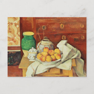 Cartão Postal Paul Cezanne   Vida estática com caixa de gavetas,