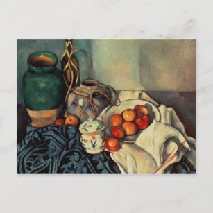 Cartão Postal Paul Cezanne   Vida Estática com Maçãs, 1893-1894