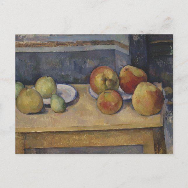 Cartão Postal Paul Cezanne - Vida Estática com Maçãs e Peras (Frente)