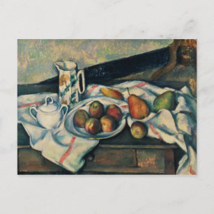 Cartão Postal Paul Cezanne   Vida tranquila de pêssegos e peras,