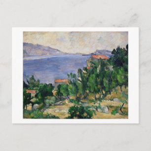 Cartão Postal Paul Cezanne Vista do Monte Marselha e o