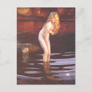 Cartão Postal Paul Émile Chabas - Baigneuse (Bather)