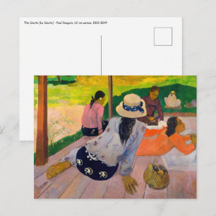 Cartão Postal Paul Gauguin - A Sesta