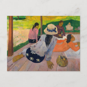 Cartão Postal Paul Gauguin - A Siesta