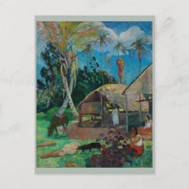 Cartão Postal Paul Gauguin Black Pigs