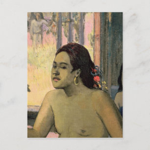 Cartão Postal Paul Gauguin Eiaha Ohipa ou taitianos numa sala,