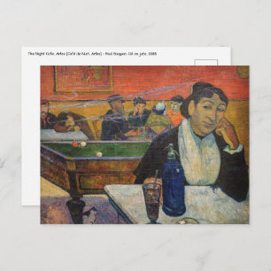 Cartão Postal Paul Gauguin - O Café da Noite, Arles