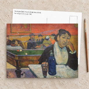 Cartão Postal Paul Gauguin - O Café Noturno, Arles