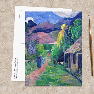 Cartão Postal Paul Gauguin - Rua do Taiti