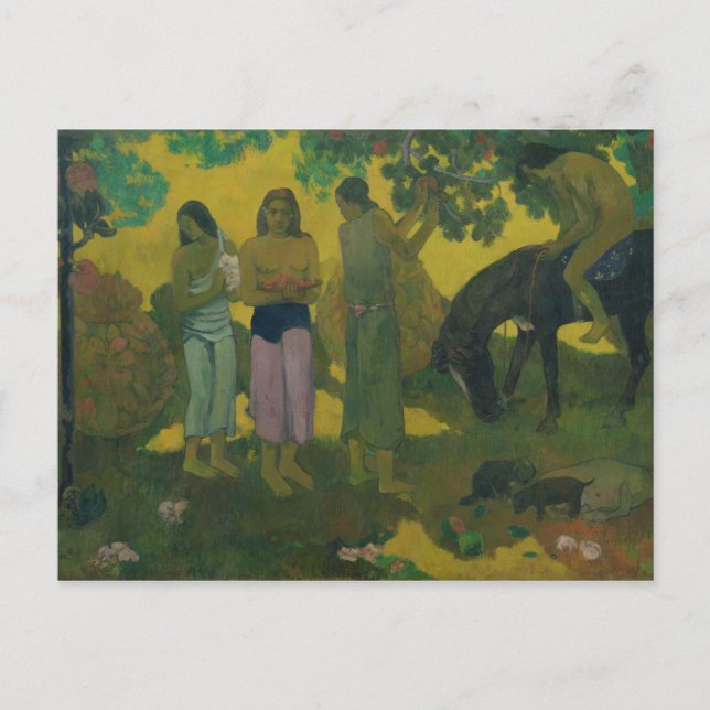 Cartão Postal Paul Gauguin | Rupe, 1899 (Frente)
