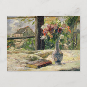 Cartão Postal Paul Gauguin Vaso de flores