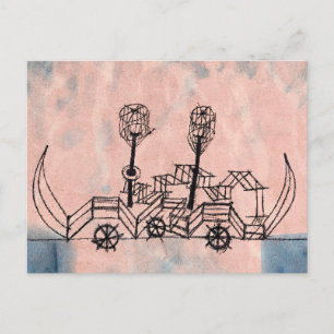 Cartão Postal Paul Klee - Alter Dampler (Velho Vapor),