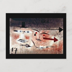 Cartão Postal Paul Klee art: 17, pintura Klee