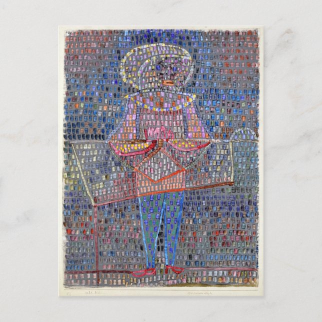 Cartão Postal Paul Klee Boy em Rico (Frente)