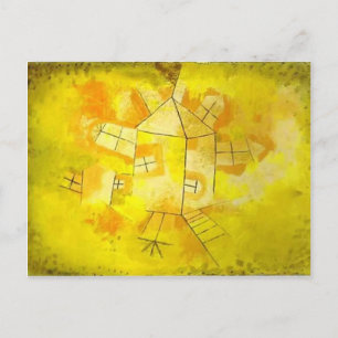 Cartão Postal Paul Klee: Casa Revolvente