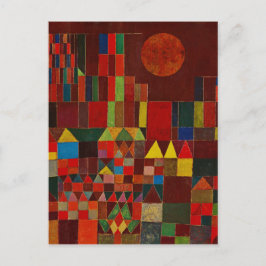 Cartão Postal Paul Klee Castle E Sun