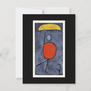 Cartão Postal Paul Klee - Com Guarda-Chuva