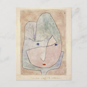 Cartão Postal Paul Klee - Esta flor quer desaparecer