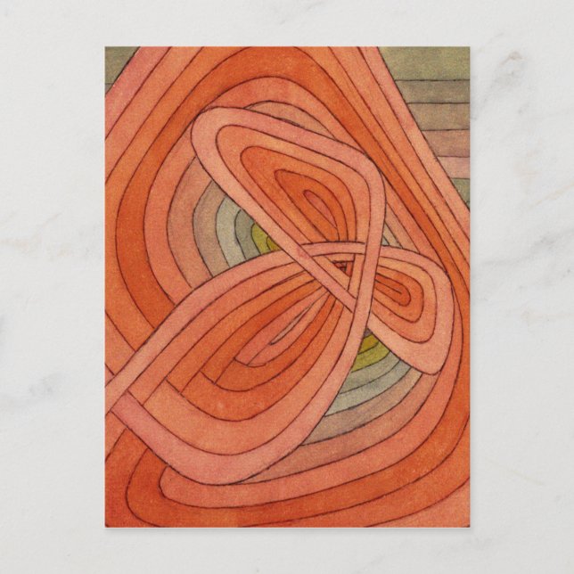 Cartão Postal Paul Klee - Flor Solitário (Frente)