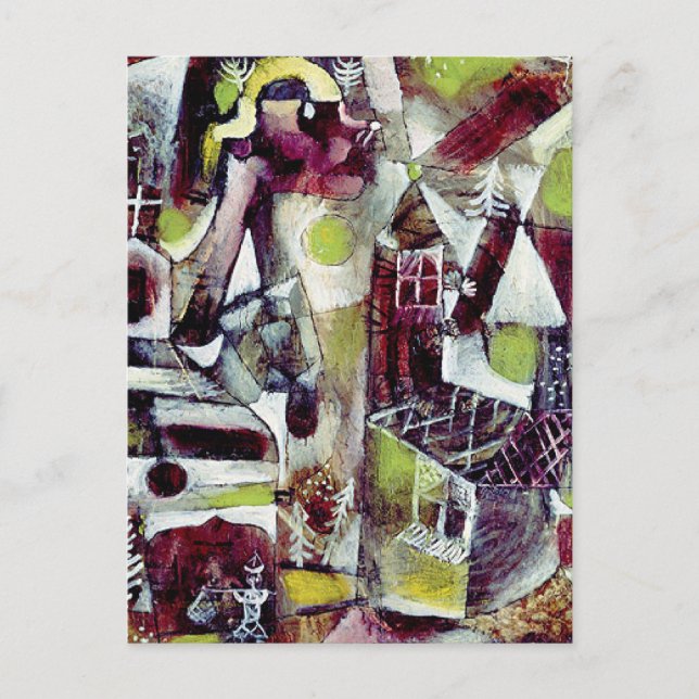 Cartão Postal Paul Klee - Lenda dos pântanos (Frente)