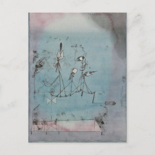 Cartão Postal Paul Klee- Máquina Chilreante
