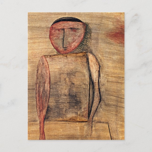 Cartão Postal Paul Klee -  Médico, (Frente)