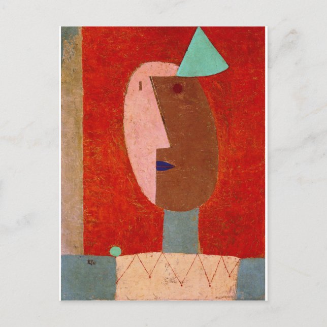 Cartão Postal Paul Klee - Palhaço (Frente)