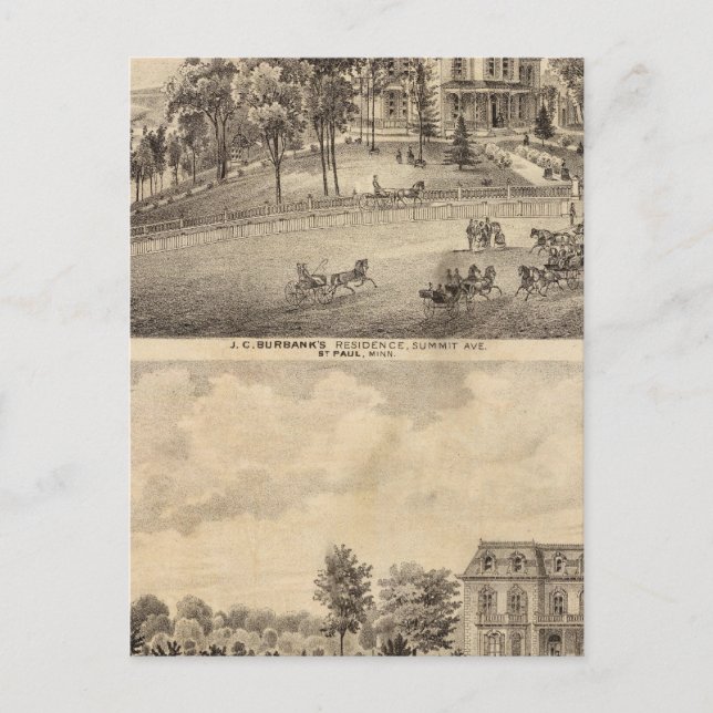 Cartão Postal Paul, Minnesota (Frente)