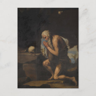Cartão Postal Paul, o Hermit, Follower de Jusepe de Ribera