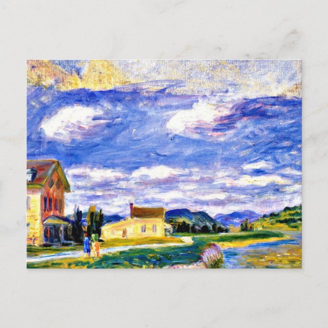 Cartão Postal Paul, Quebec, por William James Glacken. (Frente)