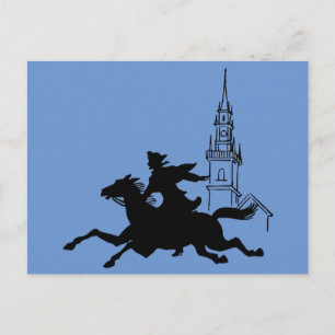 Cartão Postal Paul Revere's Ride