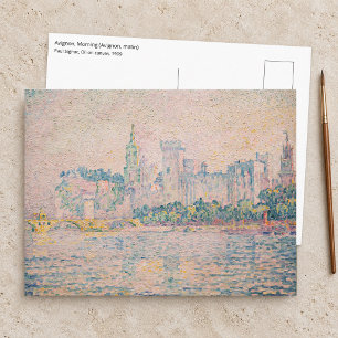 Cartão Postal Paul Signac - Avinhão, Manhã