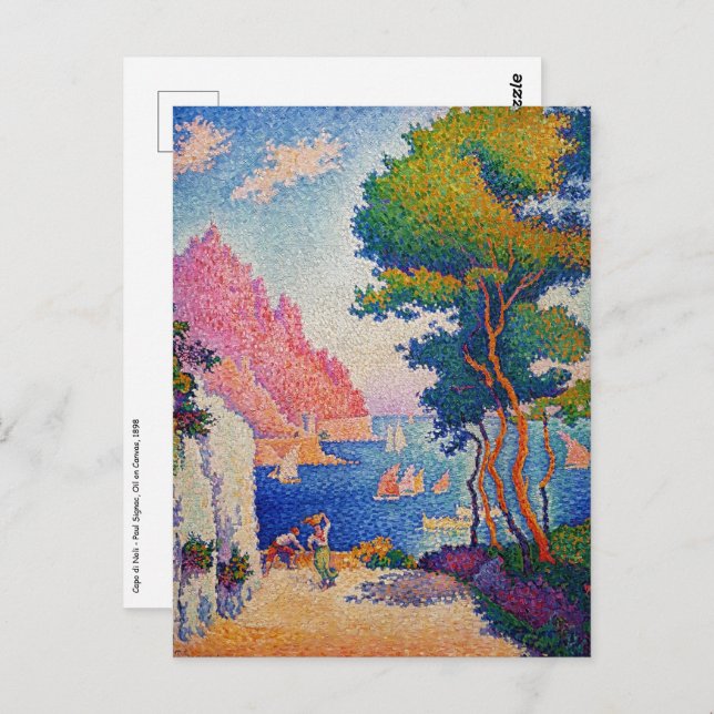 Cartão Postal Paul Signac - Capo di Noli (Frente/Verso)